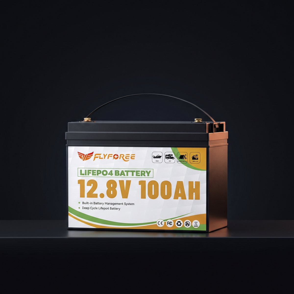 Акумулятор FLYFOREE LiFePO4 12.8V 100Ah