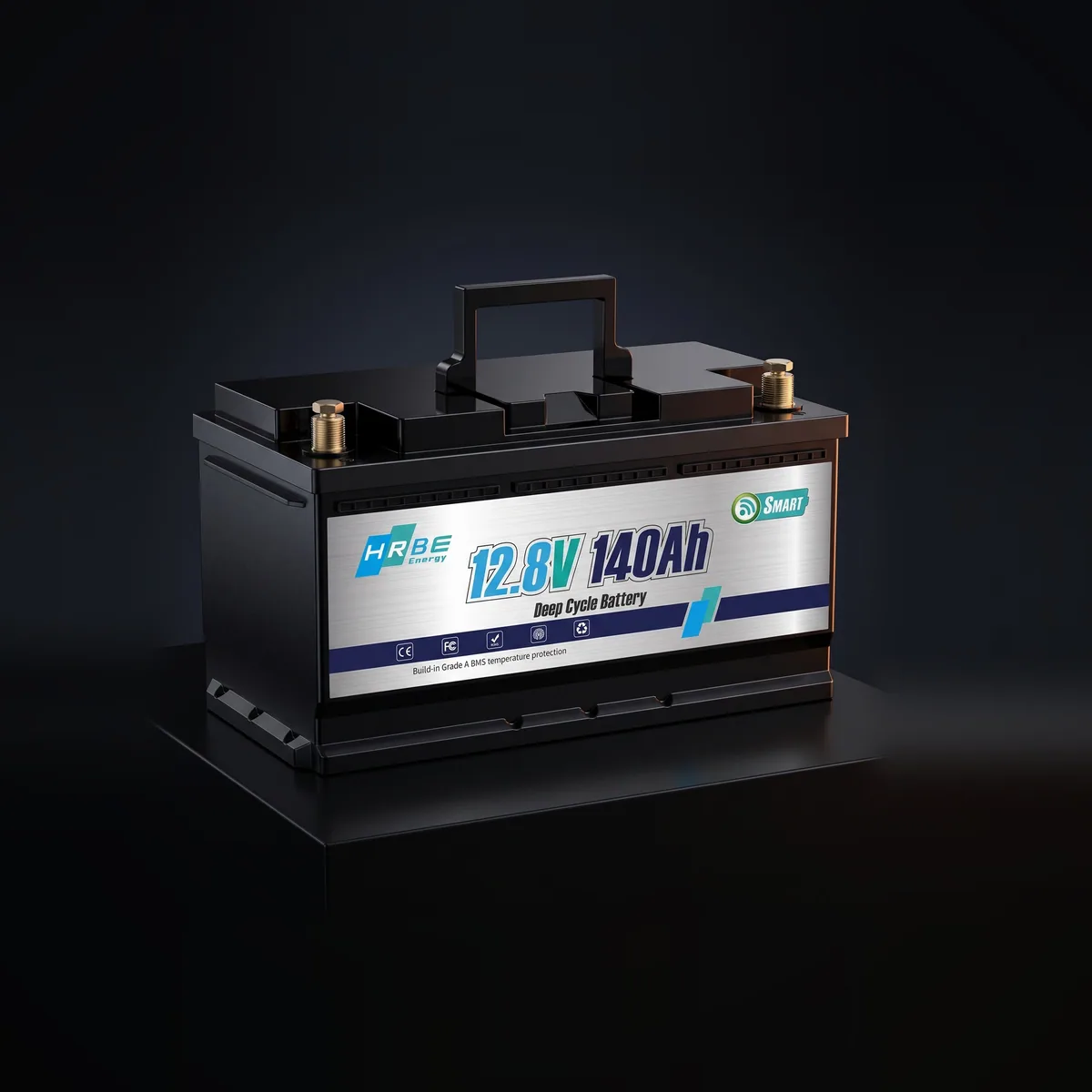 Акумулятор HRBE Energy LiFePO4 12V/140AH Bluetooth 140Ah купити в Україні