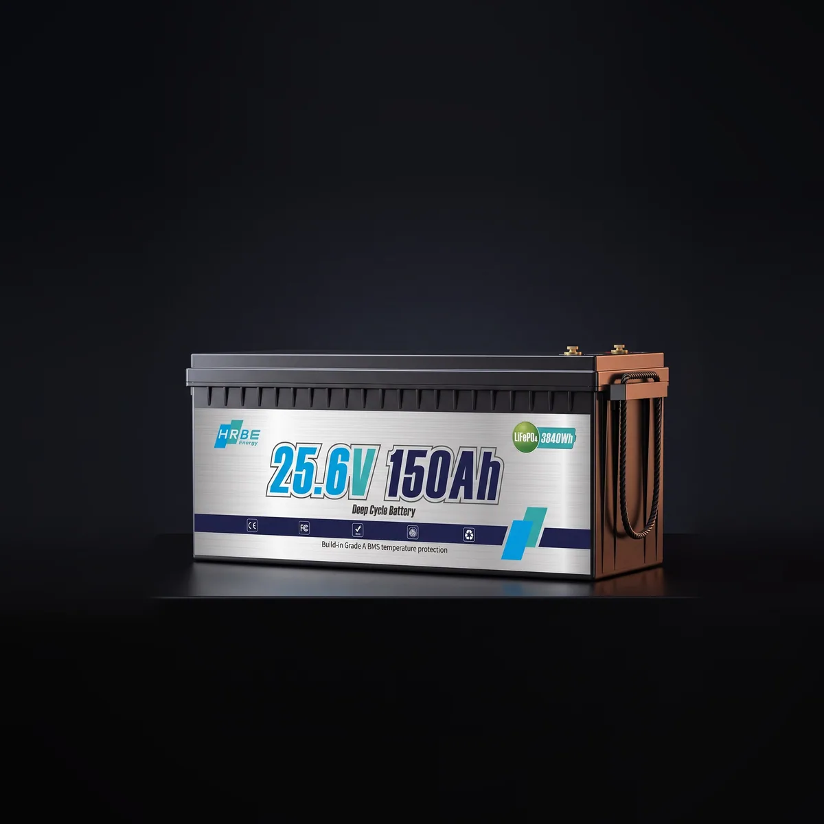 Акумулятор HRBE Energy LiFePO4 24V/150AH (3840W*h) 150Ah купити в Україні